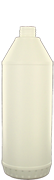 1000 ml cilindrische fles, hals G102, uit nat. HDPE