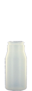250 ml Milchflasche, aus nat. HDPE, S43 Hals