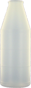 1000 ml Milchflasche, aus nat. HDPE, S43 Hals