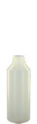 250 ml cilindrische fles, hals G035, uit  nat. HDPE