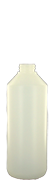 500 ml cilindrische fles, hals G035, uit nat. HDPE
