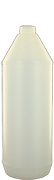 1000 ml cilindrische fles, hals G035, uit nat. HDPE