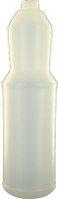 1000 ml cilindrische fles,hals G035, uit nat. HDPE
